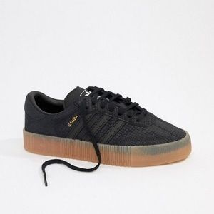 Black Adidas Samba Rose
